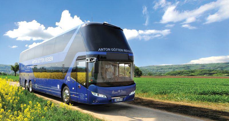 Reisebus Blue Star