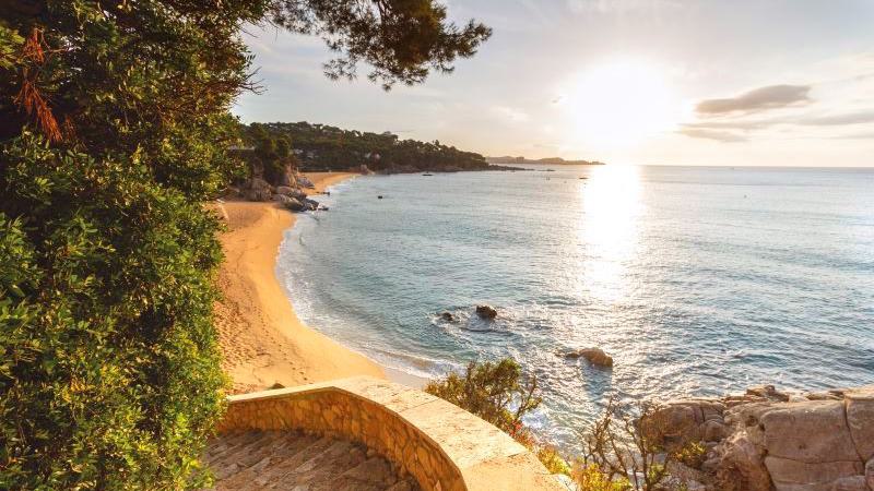 wanderweg an der Costa Brava